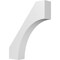 Ekena Millwork 6-in. W x 28-in. D x 34-in. H Westlake Architectural Grade PVC Knee Brace BRCP06X28X34WTL - alternate 1